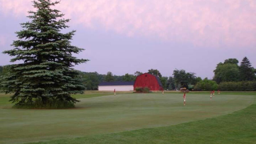 Hickory Ridge GC: Practice area