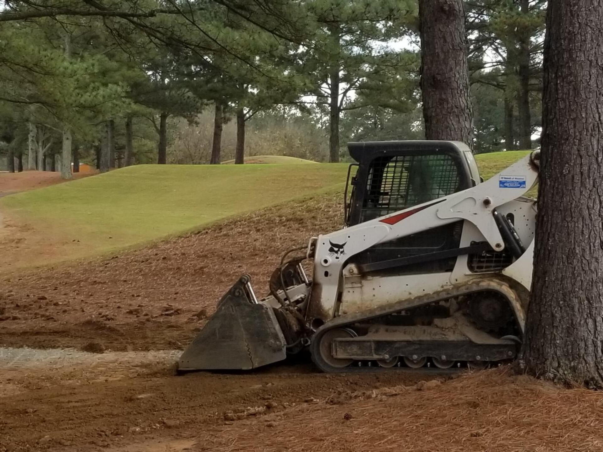 They are fixing the cart paths! (Photo submitted by Lewwwis on 11/10/2020)
