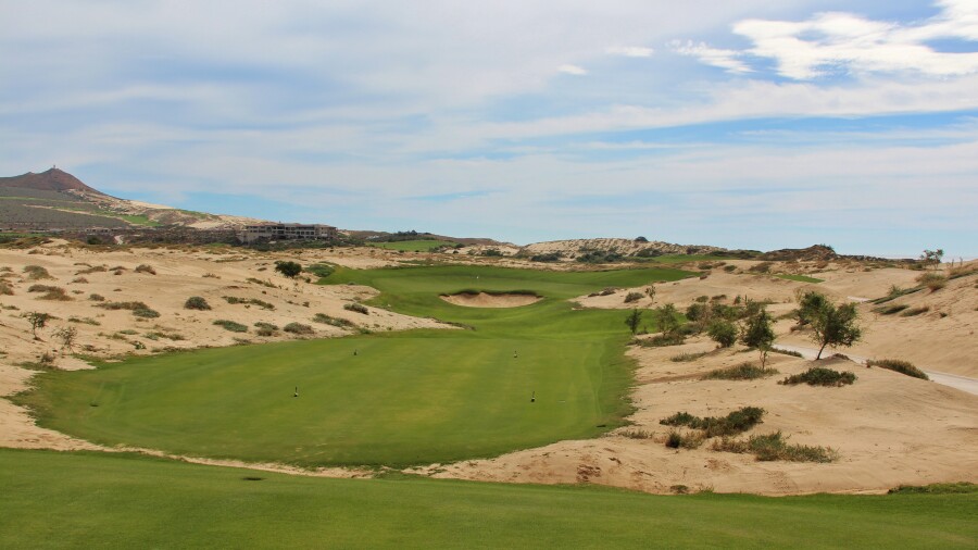 El Cardonal course at Diamante Cabo San Lucas - hole 2 
