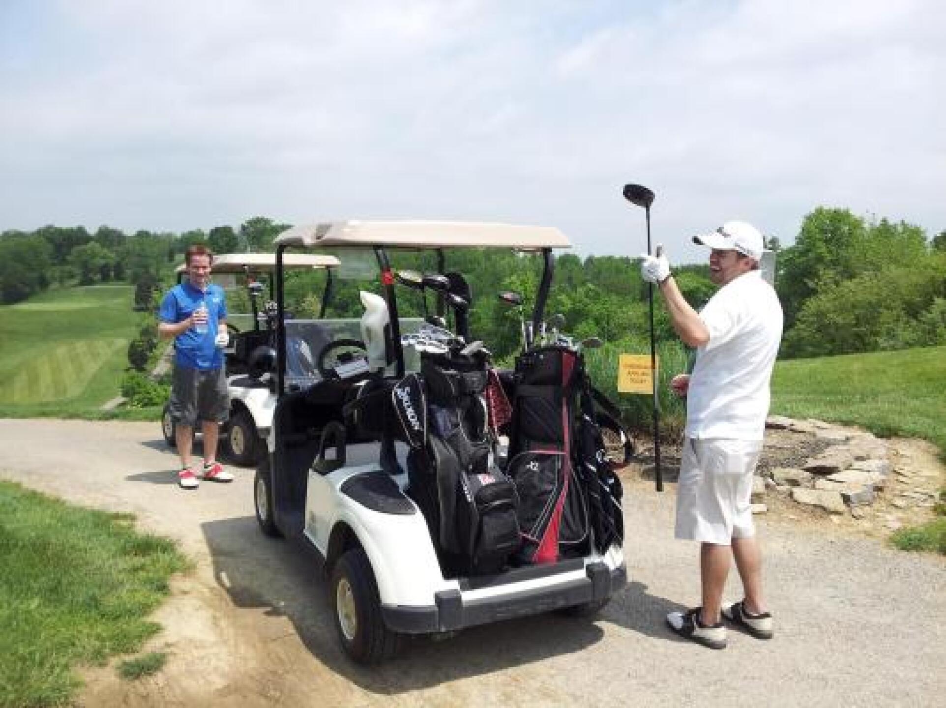 My golfin' mates (Photo submitted by rmslinke on 05/21/2013)