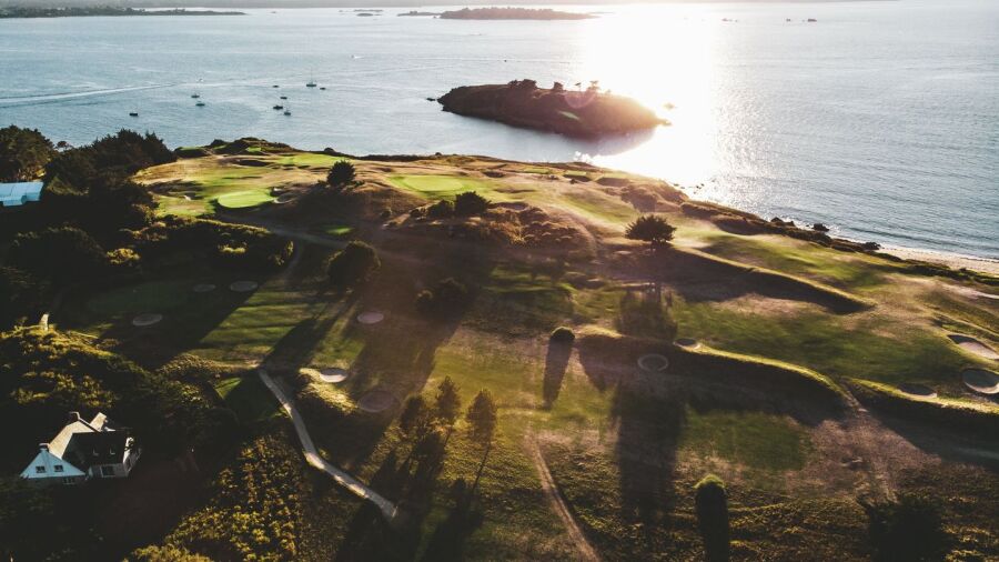 Dinard GC: aerial view