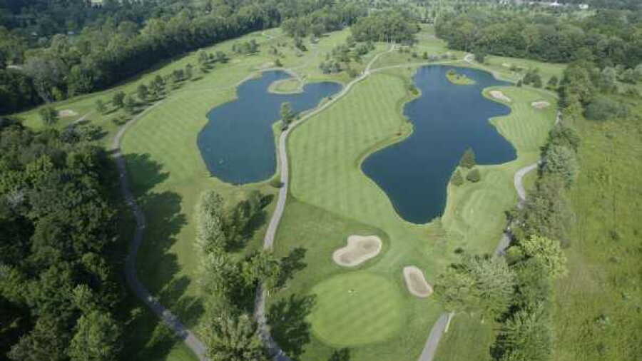 Sycamore Hills GC: Aerial view