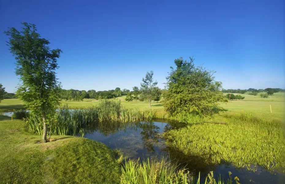Water hazard at Eaton GC