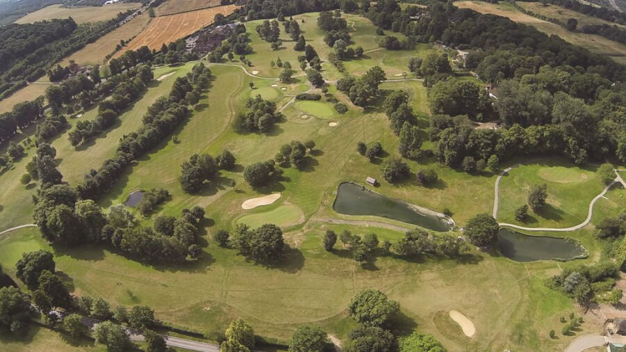 Aerial view from Donnington Valley