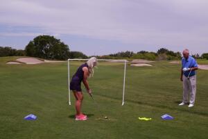 Hit Low Trajectory Wedge Shots