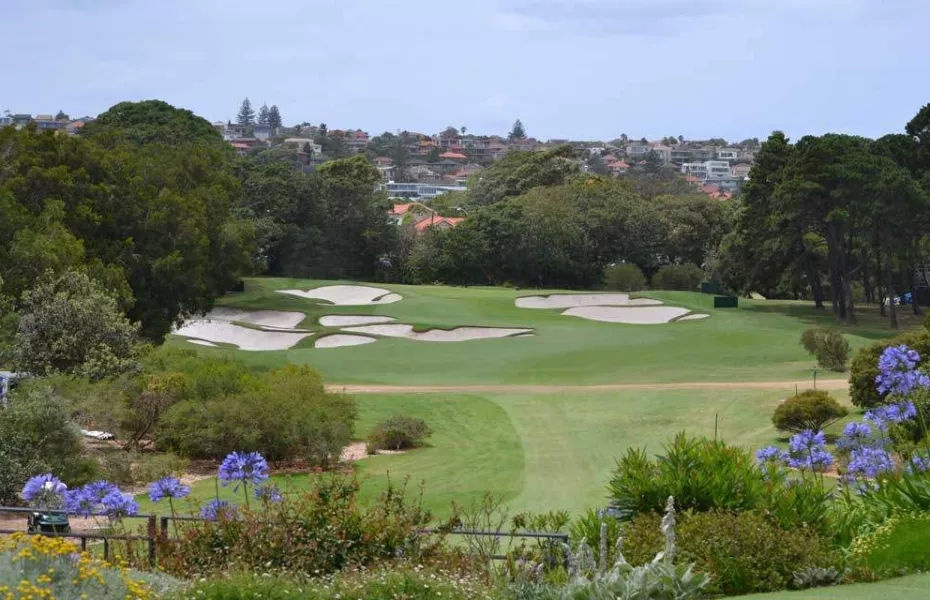 Royal Sydney's 1st hole