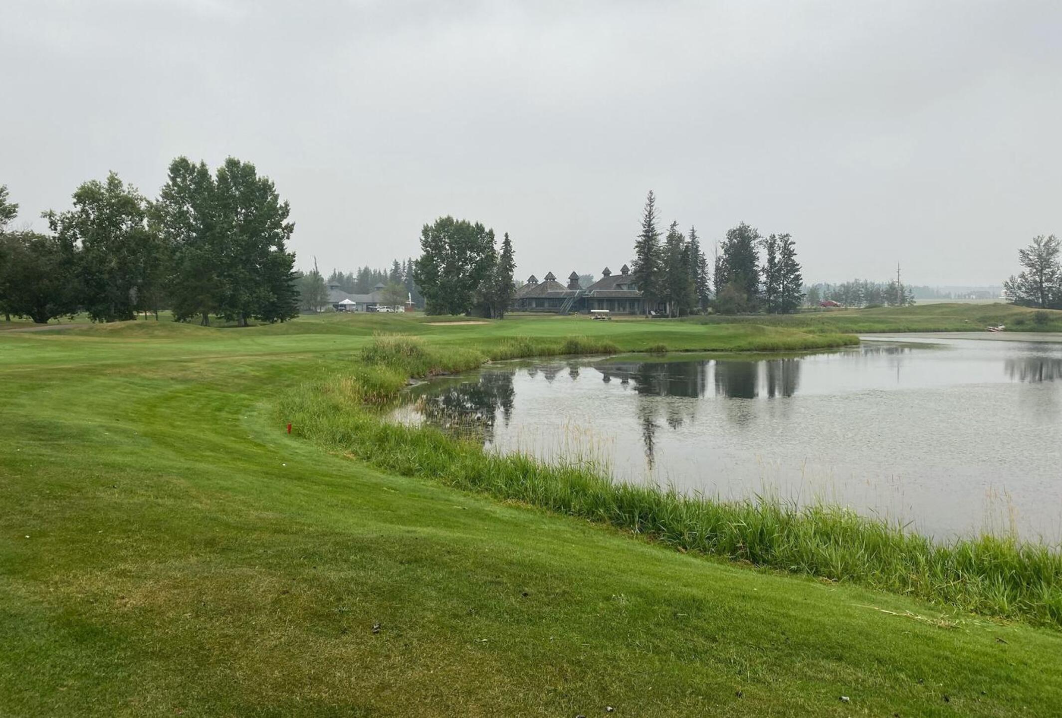 Cougar Creek GR, Hole 18, Par 4, 411 yds, 115 yds out (Photo submitted by DYakimec on 07/26/2021)