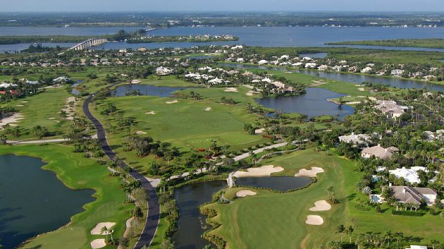 Orchid Island Golf & Beach Club: Aerial view