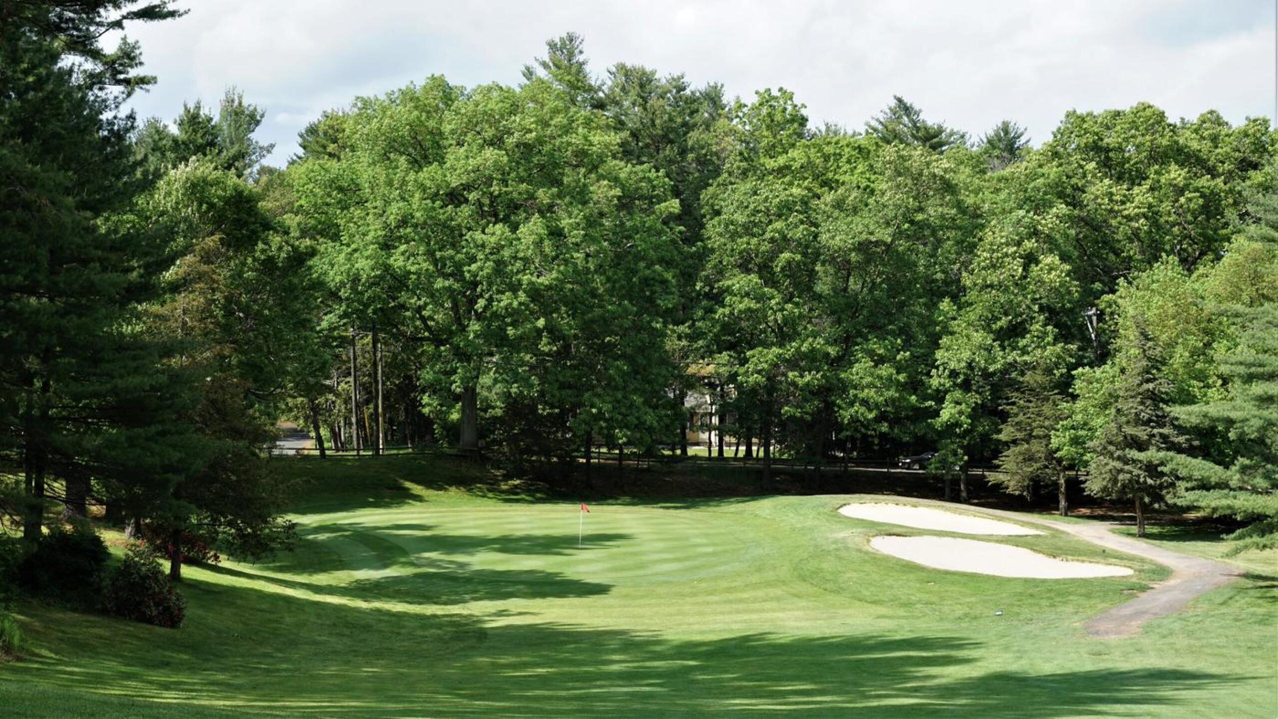 Seventh: a par 5 of 512. Tightest hole on the front. The downhill approach is a tempting prospect. (Photo submitted by AptlyLinked on 05/24/2021)