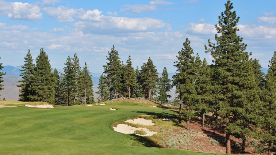 Clear Creek Tahoe golf course - hole 18 