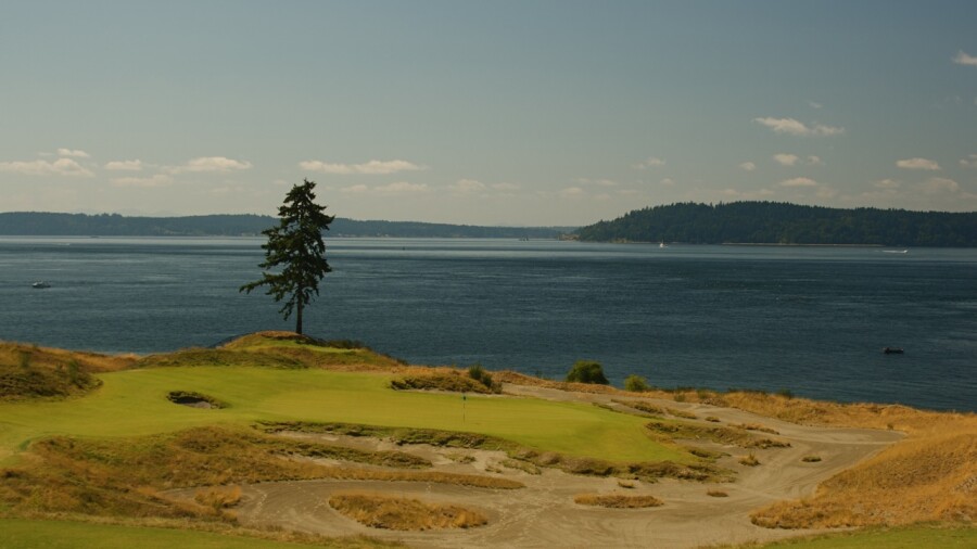 Chambers Bay golf course - hole 15