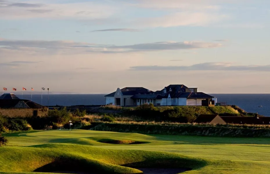 9th hole on the Craighead Links