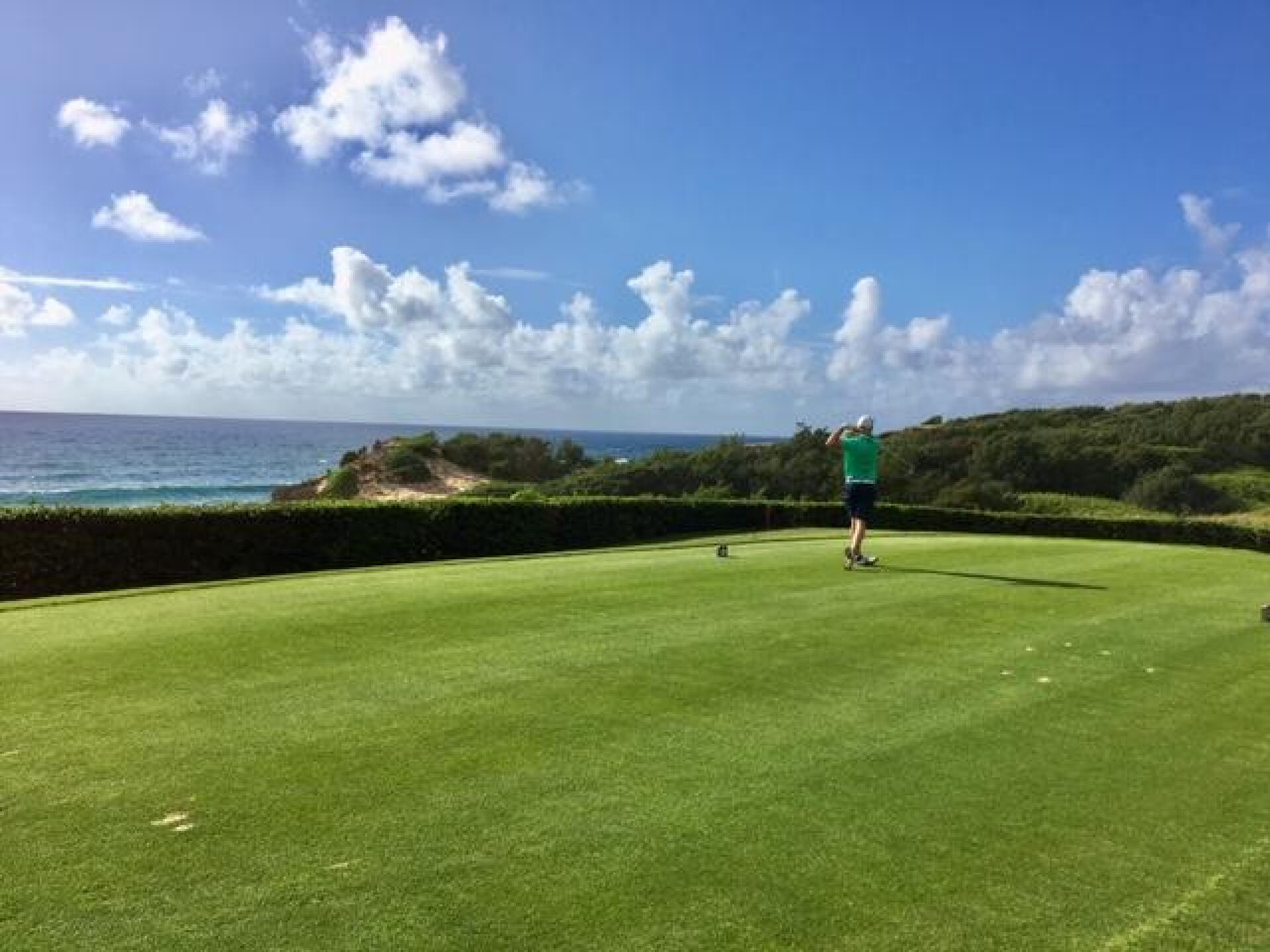 Teeing off on 17 (Photo submitted by jaakd on 12/18/2019)