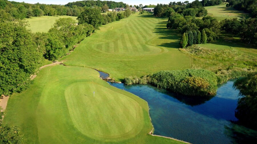 1st fairway at Dainton Park
