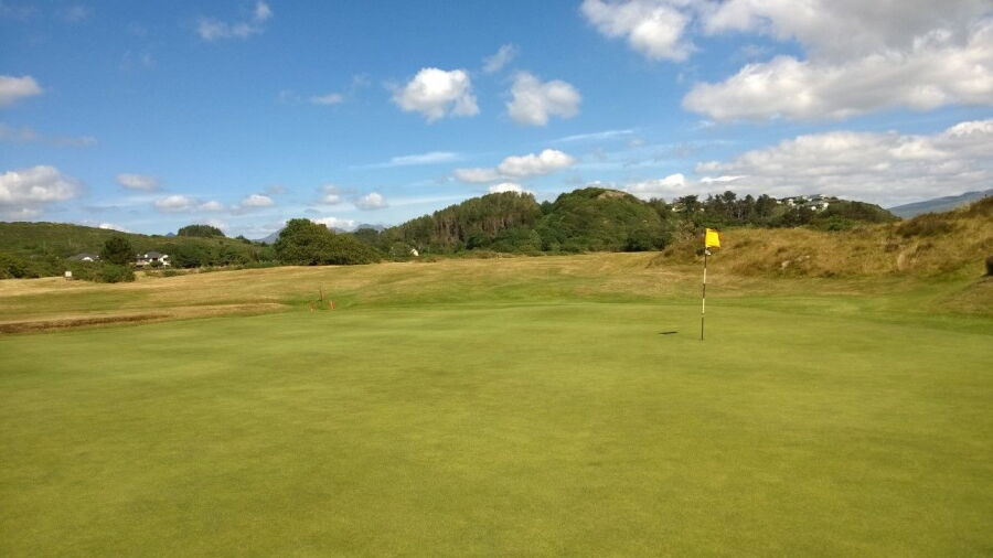 17th green at Porthmadog