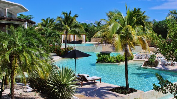 Rosewood Mayakoba resort - main pool 