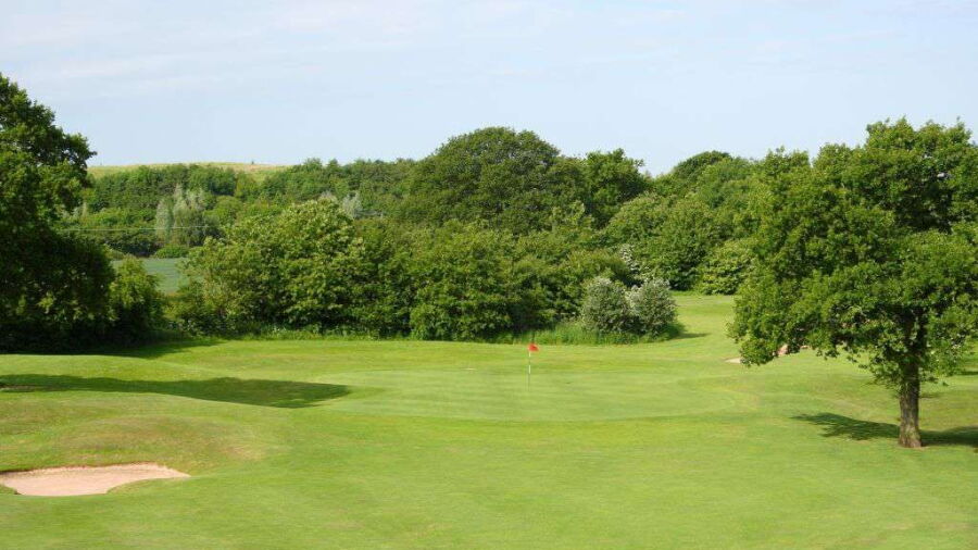 3rd green on the Shropshire Silver course