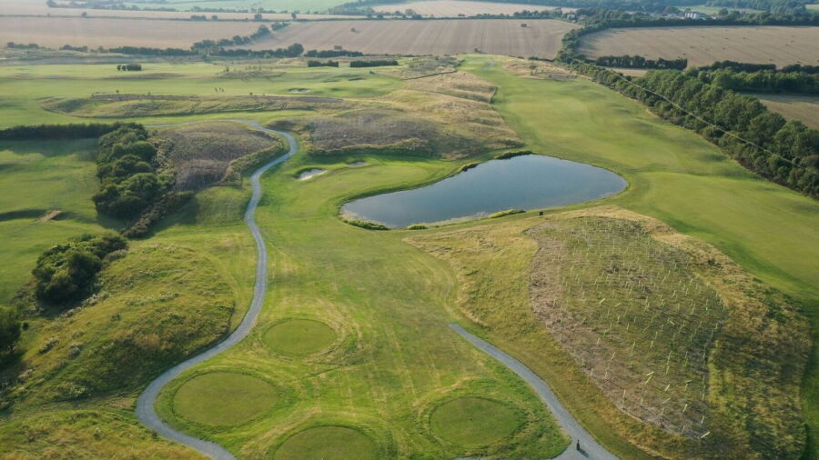Weybrook Park GC: Aerial