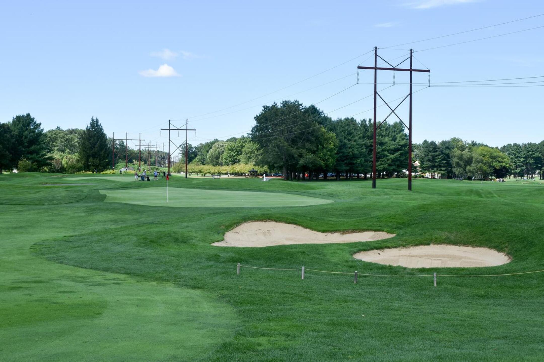 The eighth, a shorter par-4, is nonetheless a great one. At the moment this photo was taken, a cloud happened to be passing over a small section of the golf course. (Photo submitted by AptlyLinked on 09/15/2025)