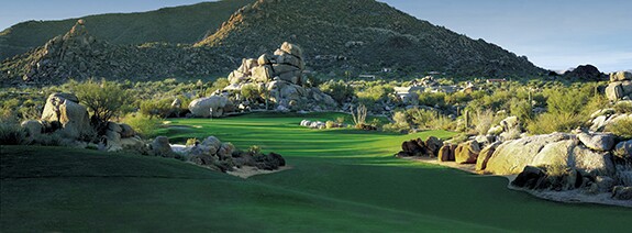 The Boulders supplies tennis and golf in a spectacular natural setting (Courtesy of The Boulders Resort)