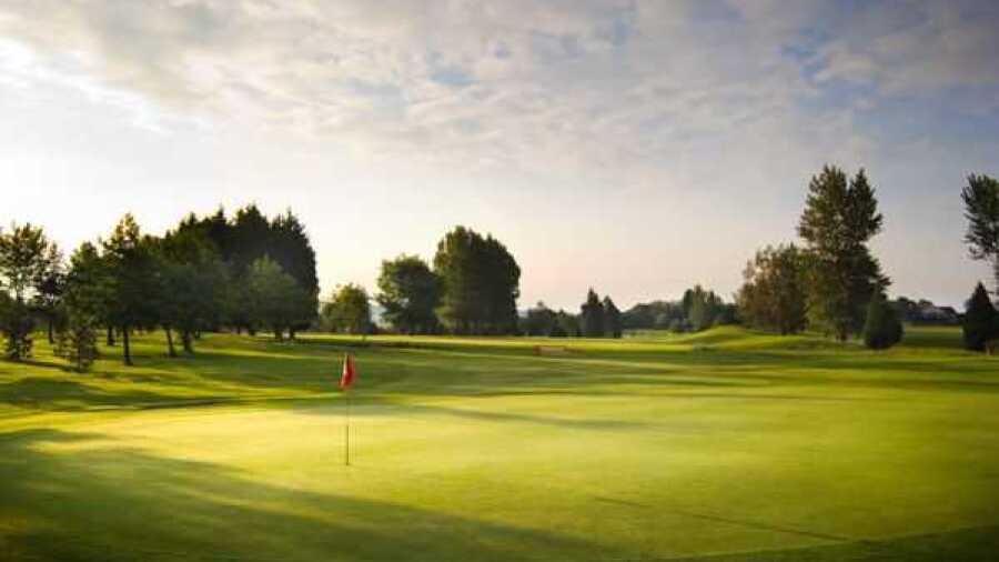17th fairway from the green
