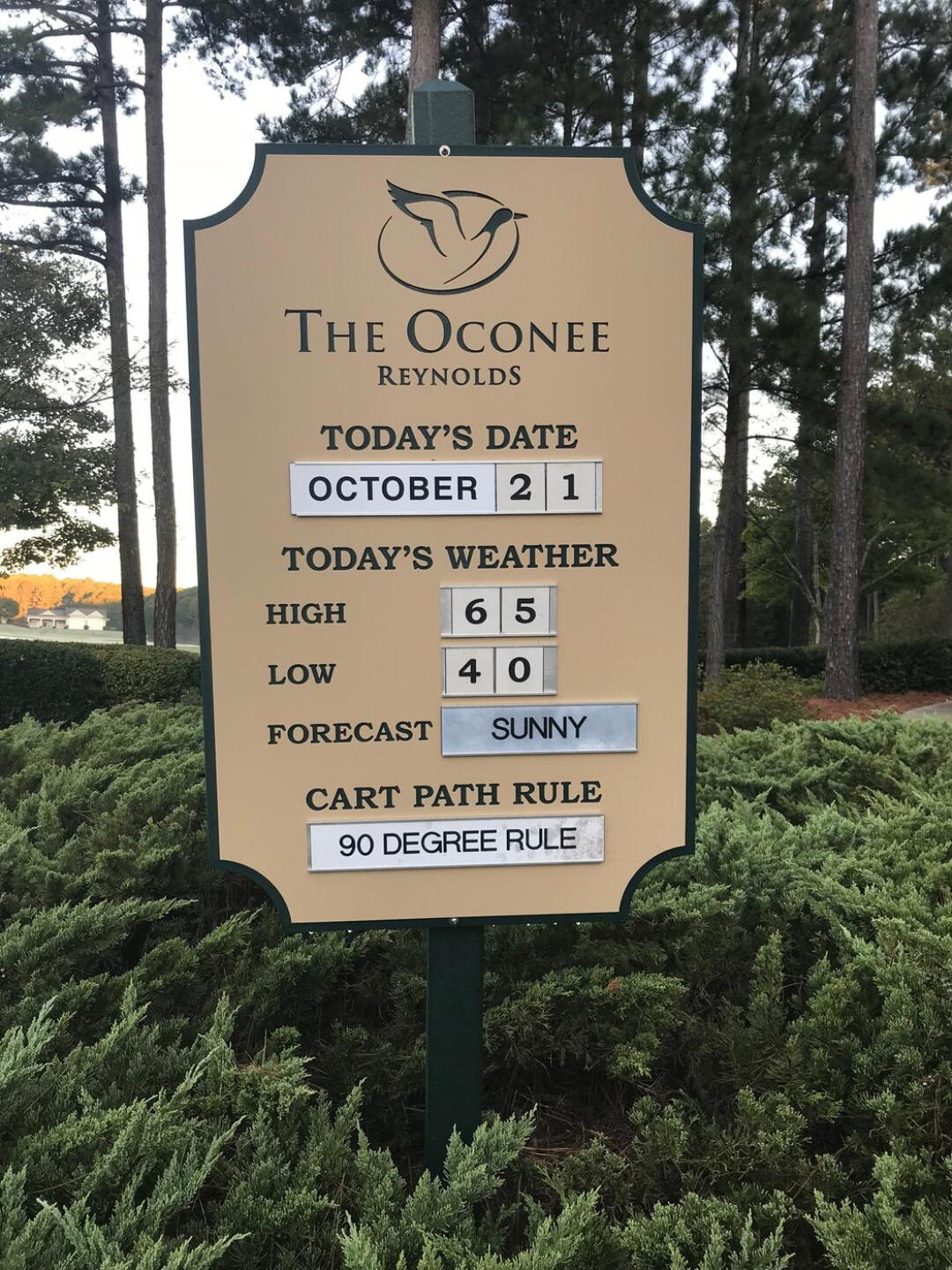 (Photo submitted by MikeBaileyGolf on 10/26/2018)