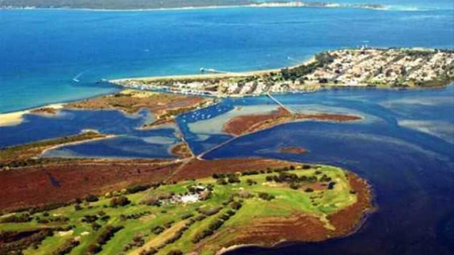 Queenscliff GC: Aerial view