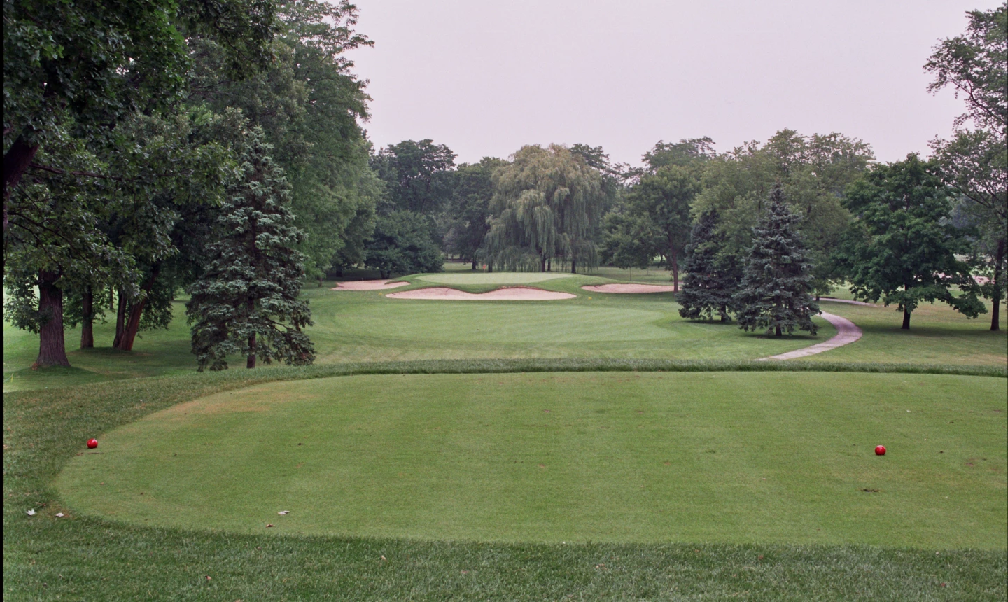 Beverly C.C. 6th hole before tree removal