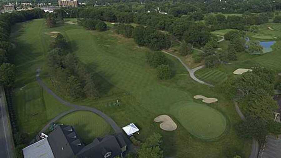 Agawam Hunt Club: Aerial view