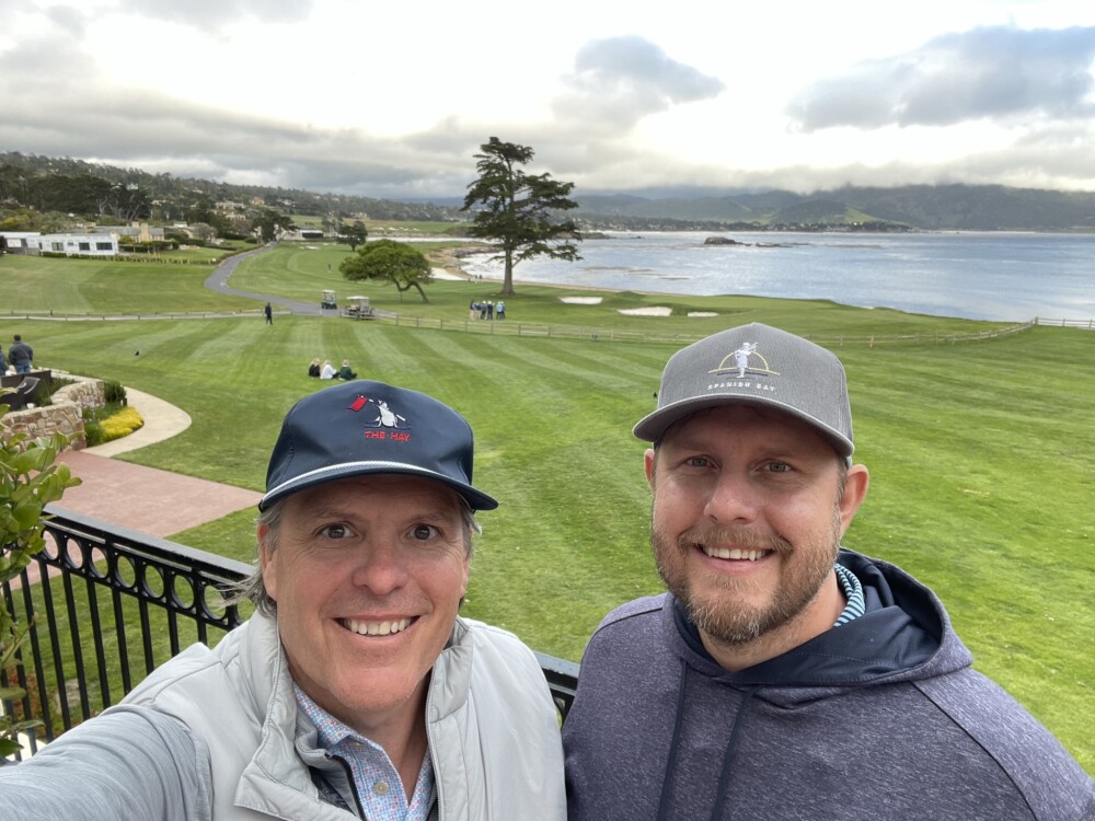 The Terrace Lounge patio at Pebble Beach Resorts 