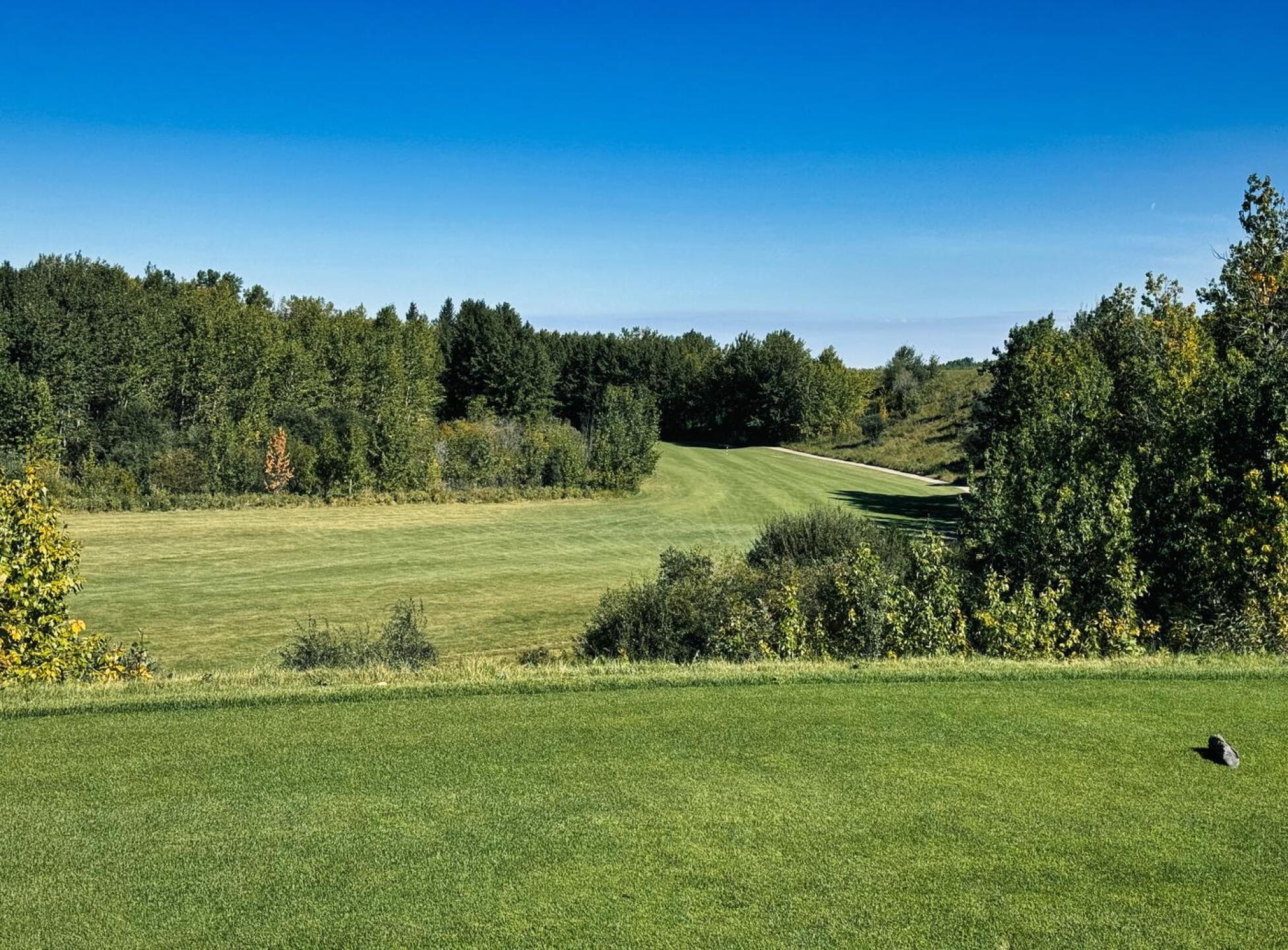 Tooth of the Dogpound Creek GC, Hole 14, Par 4, 372 yds (Photo submitted by DYakimec on 12/15/2024)