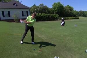 Tip on playing from downhill lies - Golf Fix