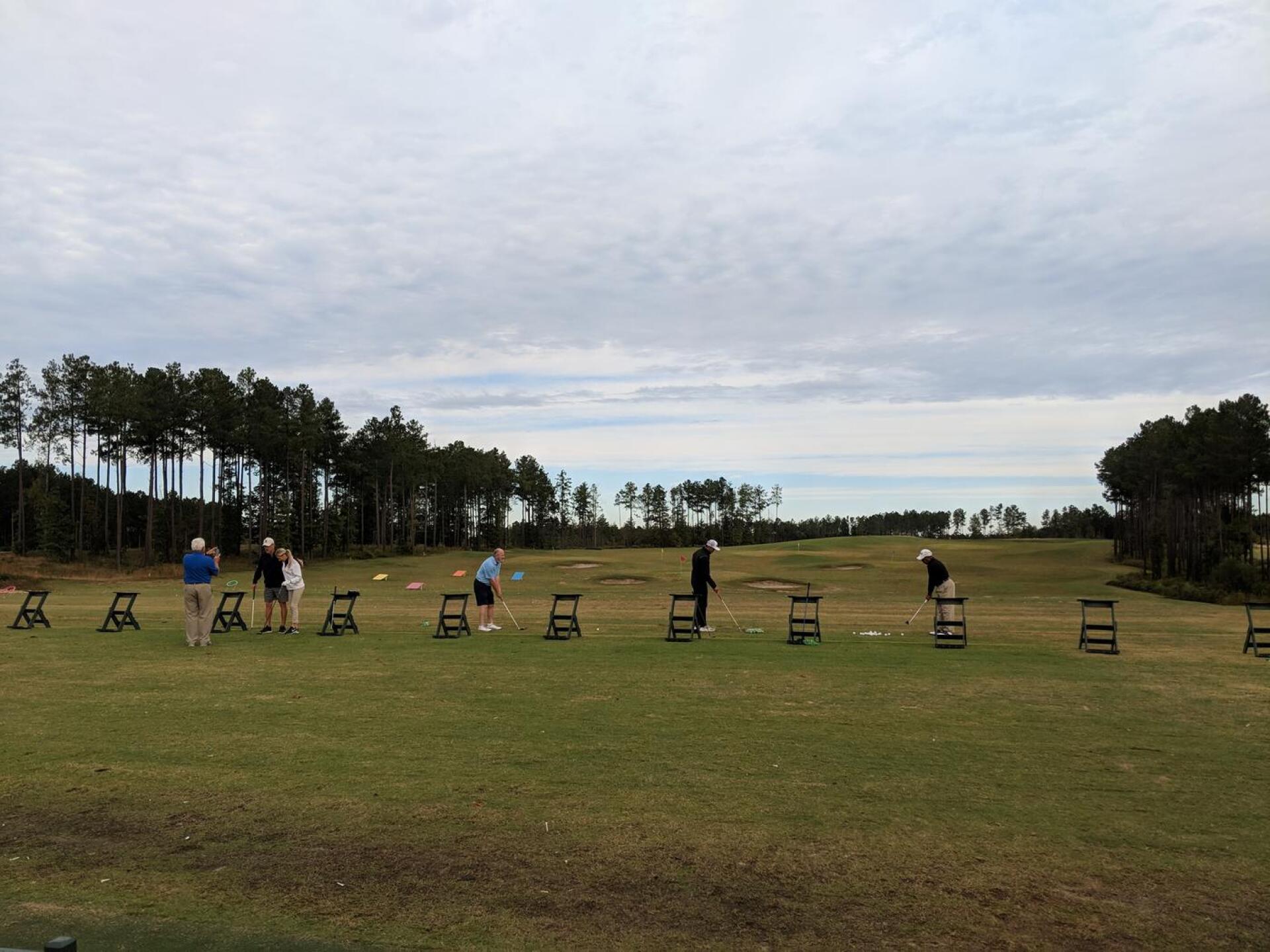 A grass driving range is always a welcome sight. (Photo submitted by Back9Ben on 10/17/2018)