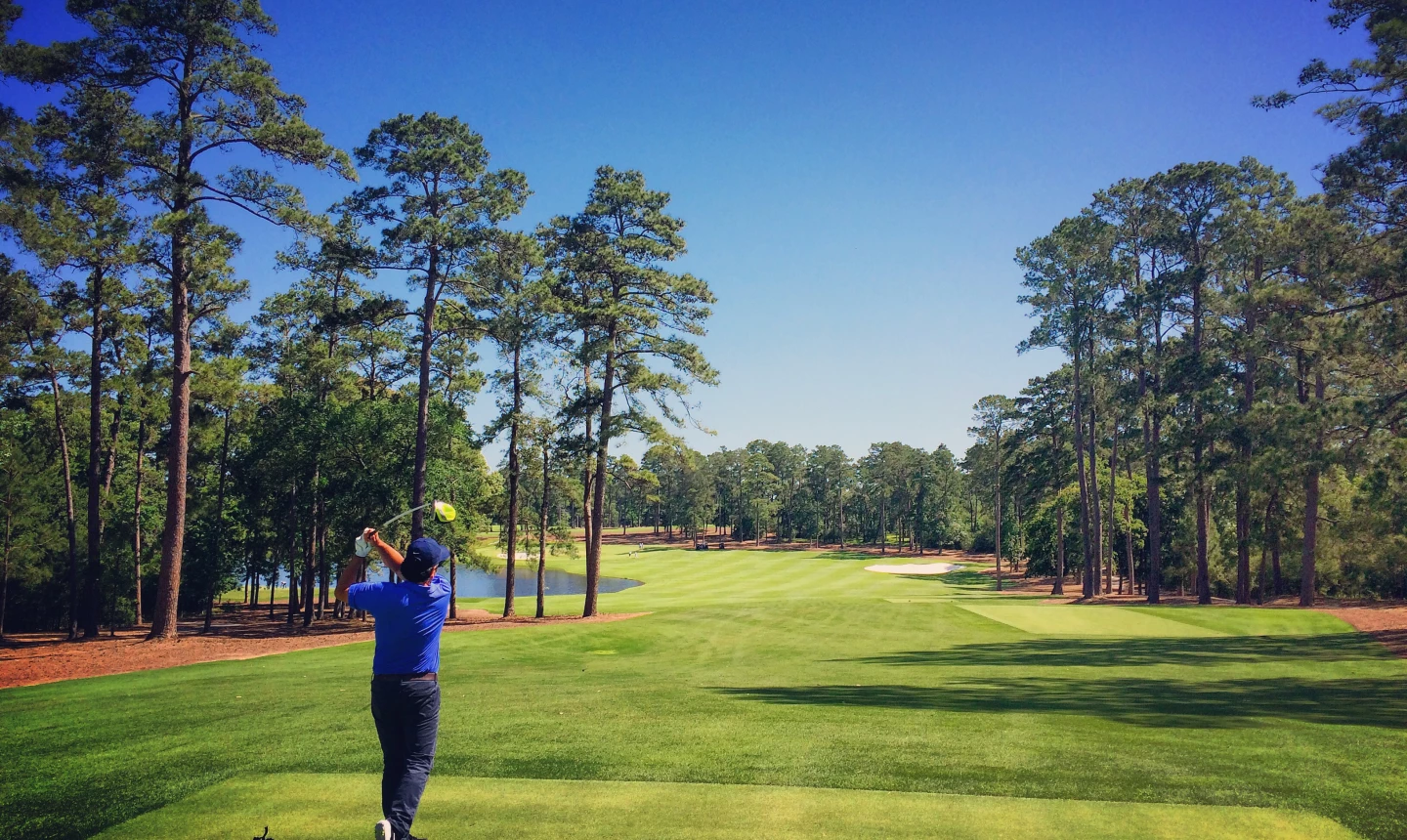 Bluejack National golf course - No. 1 tee