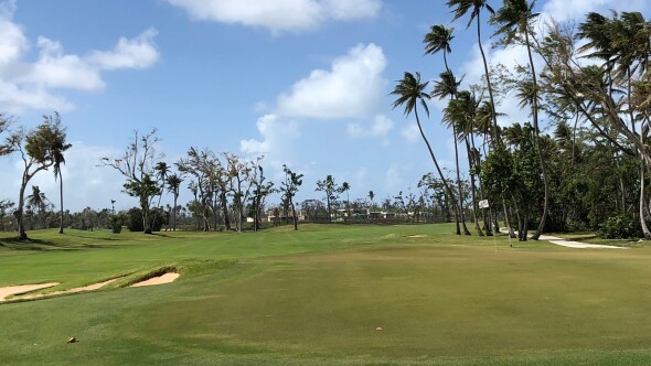 TPC Dorado Beach East course - post hurricane 
