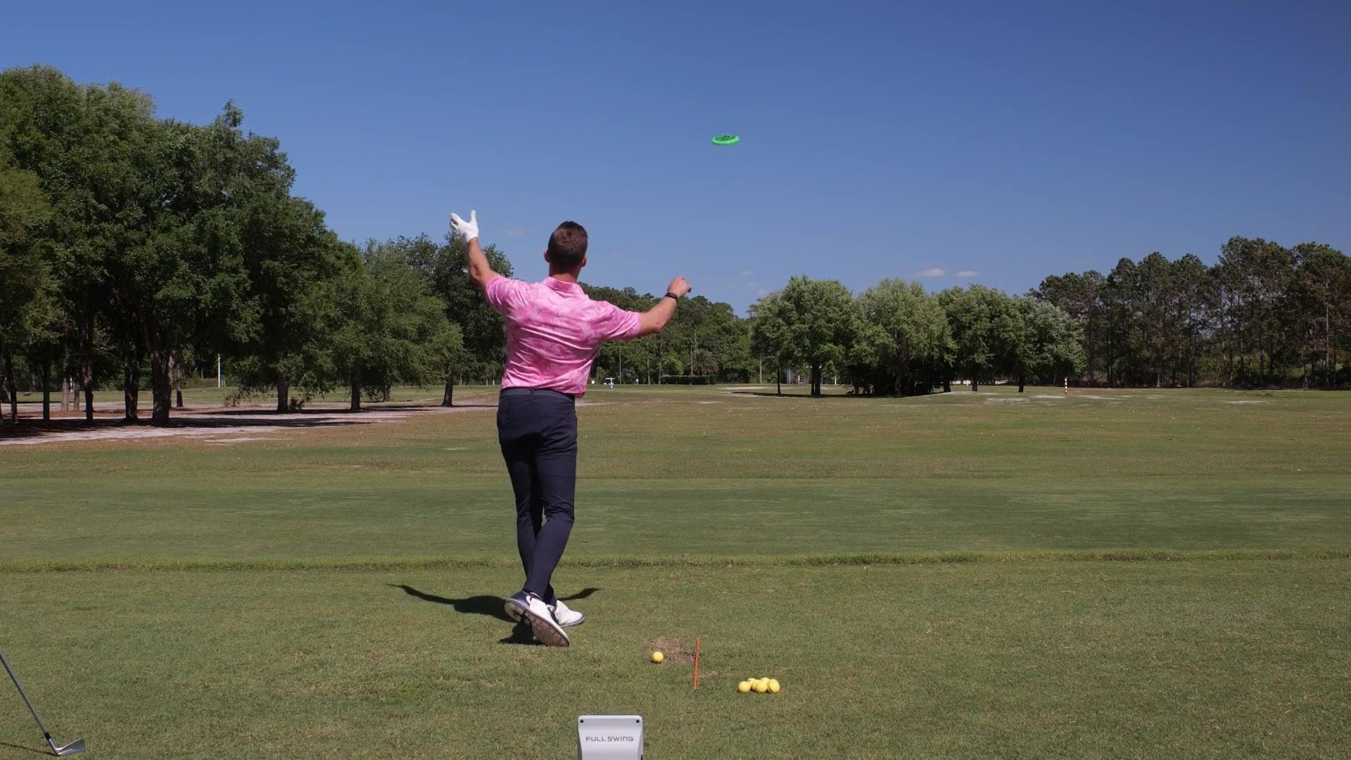 Frisbee Swing Drill