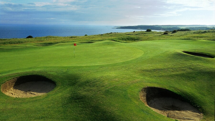 Gullane golf course in Scotland
