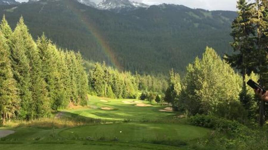 Fairmont Chateau Whistler - rainbow