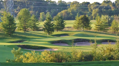 Bull at Pinehurst Farms GC - hole 17