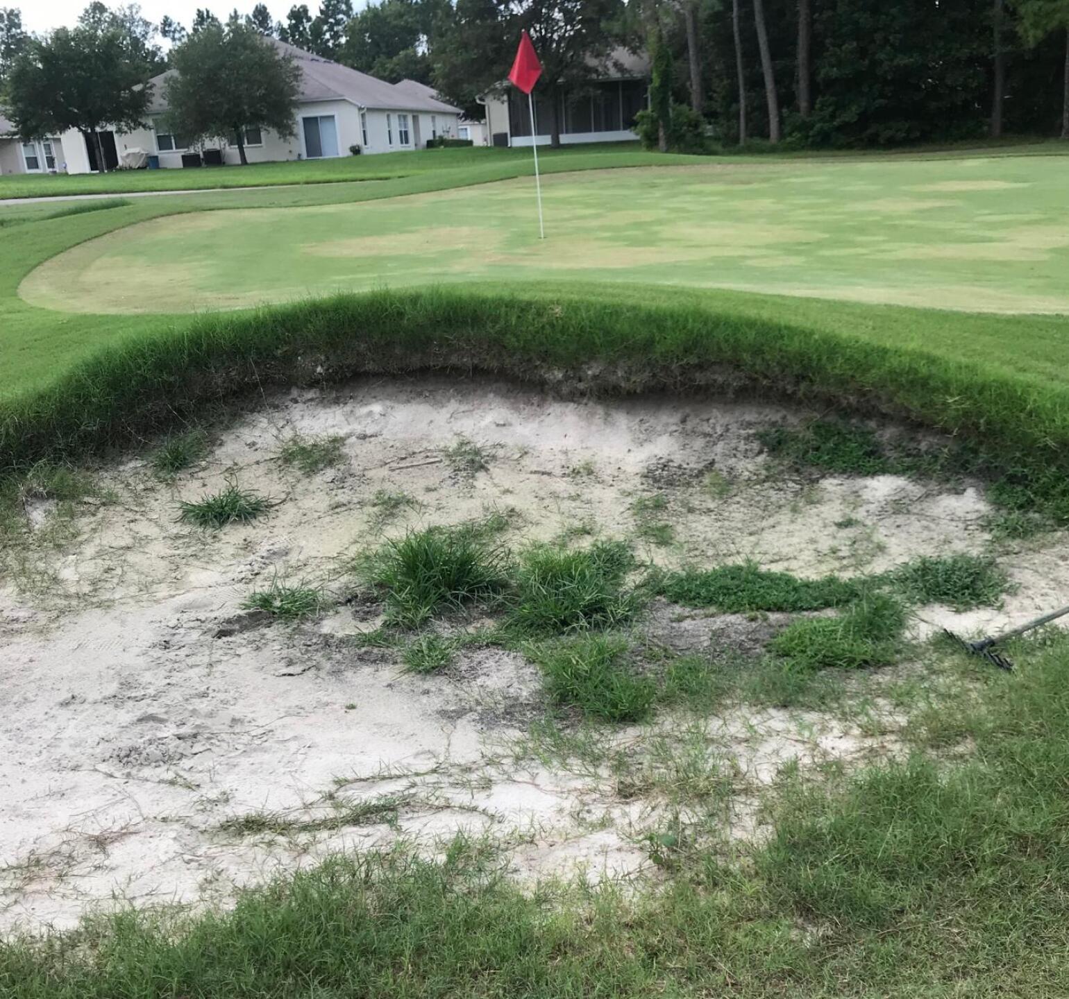 Great bunker. Terrible shape. (Photo submitted by PinnacleStaffer on 07/29/2019)
