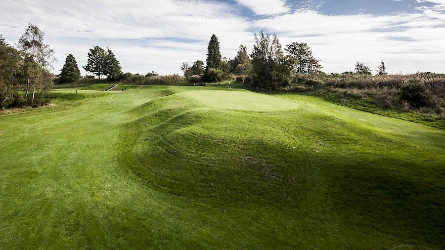 5th green at Alyth GC