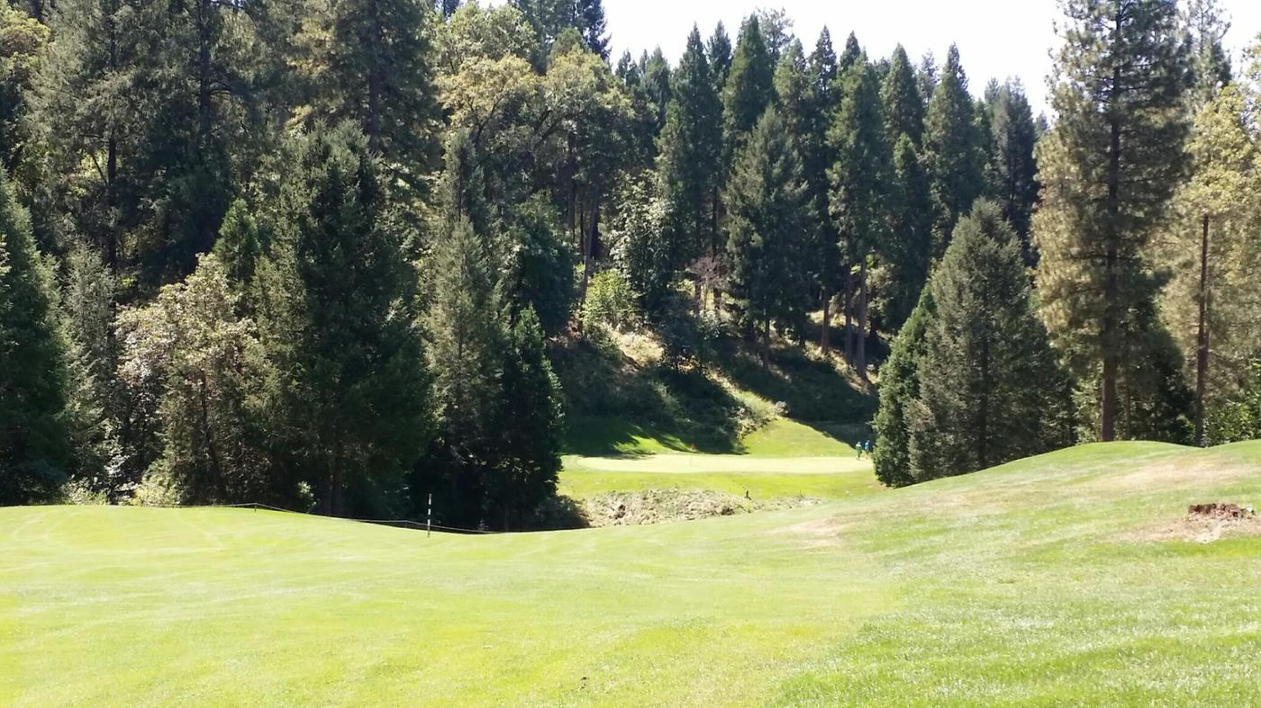 Fairway view of the carry to the 11th green (Photo submitted by brovarnm on 09/10/2017)