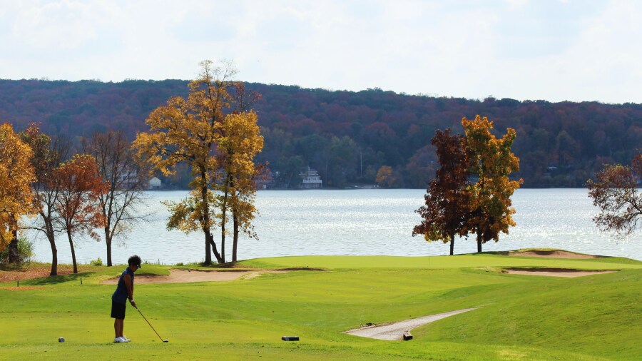 Arnold Palmer course at Geneva National Golf Club - hole 16