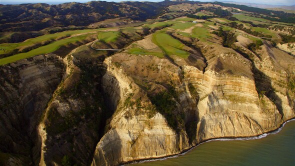 Cape Kidnappers - cliffs