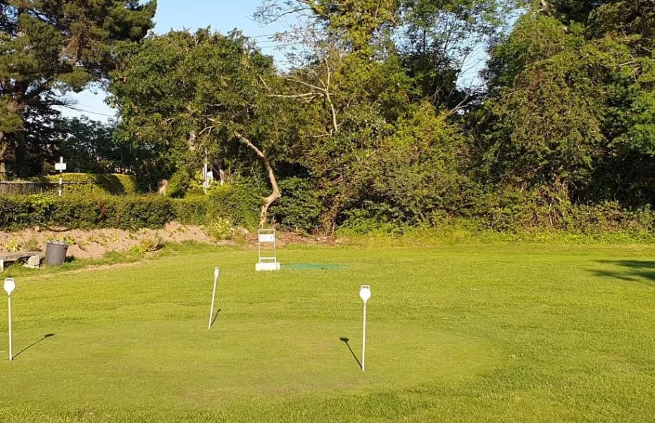 Jamestown Par-3 GC: Practice area