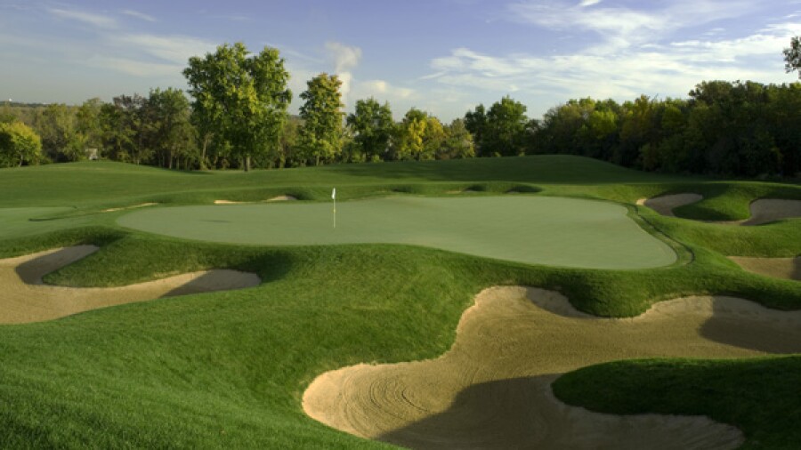 Dubsdread golf course at Cog Hill - hole 14
