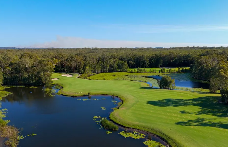 Pacific Dunes GC: Aerial