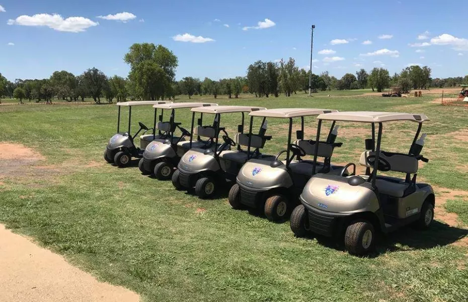 Carts at Blackwater CC