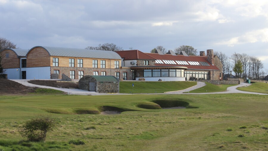 Craigielaw Golf Club - clubhouse and lodge