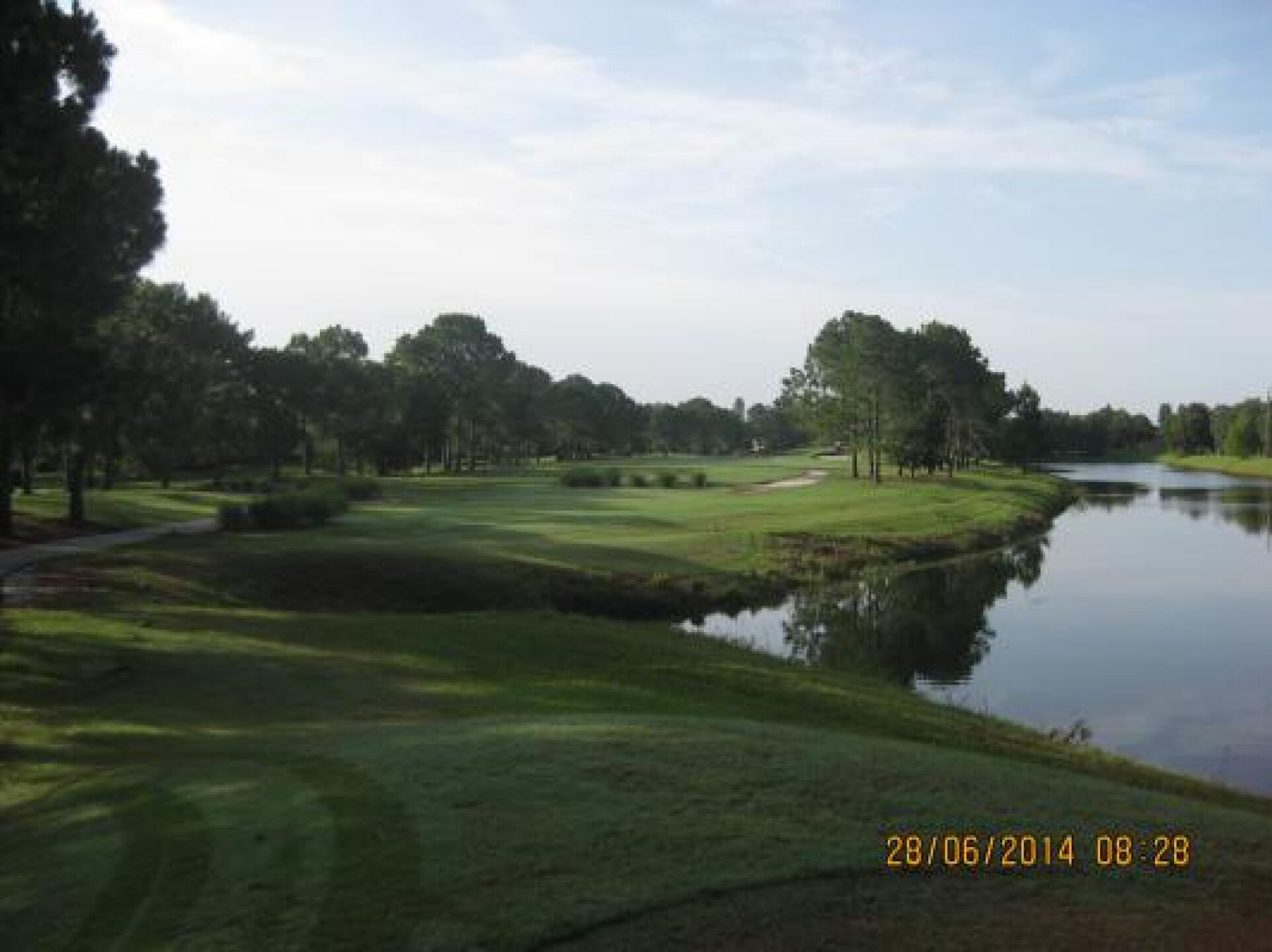 View from #4 Senior tee box. Nice hole. (Photo submitted by Steve8905914 on 08/18/2014)